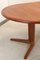 Round Extendable Dining Table from Bernhard Pedersen & Søn, 1960s, Image 10