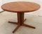 Round Extendable Dining Table from Bernhard Pedersen & Søn, 1960s, Image 1