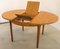 English Round Extendable Dining Table, 1960s 7
