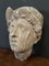 Antique Plaster Sculpture of Female Face, Early 20th Century 1