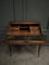 Small Speed Bump Desk in Walnut with Drawers, Late 19th Century 3