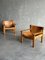 Leather Slung Chairs, 1970s, Set of 2 10