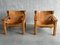 Leather Slung Chairs, 1970s, Set of 2, Image 4