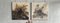 Artista, Composizioni astratte, Quadri misti, Francia, anni '80, set di 2, Immagine 1