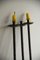 3 Coppered Ecclesiastical Candle Sconces, Set of 3 10