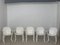 Weiße Vintage Z Stühle, 5er Set 1