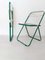 Green Plia Folding Chairs by Giancarlo Piretti Anonima Castelli, Set of 4 17