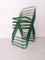 Green Plia Folding Chairs by Giancarlo Piretti Anonima Castelli, Set of 4 2