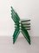 Green Plia Folding Chairs by Giancarlo Piretti Anonima Castelli, Set of 4 5
