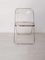 Transparent Plia Folding Chairs by Giancarlo Piretti Anonima Castelli, Set of 4 9