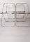 Transparent Plia Folding Chairs by Giancarlo Piretti Anonima Castelli, Set of 4 7