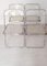 Transparent Plia Folding Chairs by Giancarlo Piretti Anonima Castelli, Set of 4 6