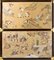 Escena de batalla y de caza chinas de finales del siglo XVIII. Juego de 2, Imagen 6