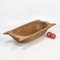 Brown Wooden Bowl, 1900s, Image 1