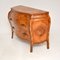 Antique Dutch Olive Wood Inlaid Bombe Commode, 1900s 4