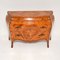 Antique Dutch Olive Wood Inlaid Bombe Commode, 1900s 1