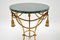 Italian Gilt Metal and Marble Side Tables, 1950s, Set of 2 8
