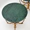 Italian Gilt Metal and Marble Side Tables, 1950s, Set of 2 3