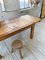 Vintage Elm Dining Table from Maison Regain, 1960s 12