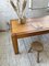 Vintage Elm Dining Table from Maison Regain, 1960s, Image 4