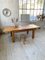 Vintage Elm Dining Table from Maison Regain, 1960s, Image 9
