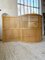 Large Curved Beech Screen, 1980s, Set of 3, Image 15