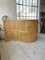 Large Curved Beech Screen, 1980s, Set of 3 4