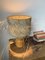 Lámpara vintage de madera y paja, años 50, Imagen 12