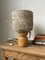 Lámpara vintage de madera y paja, años 50, Imagen 20