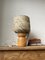 Vintage Lampe aus Holz & Stroh, 1950er 29