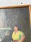 A. Simard, Dining Scene, 1945, Oil Painting, Framed 23