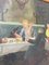 A. Simard, Dining Scene, 1945, Oil Painting, Framed 13