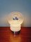 Lámpara de mesa hongo de vidrio, años 60, Imagen 4