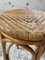 High Wicker and Rattan Stool, 1960s, Image 23