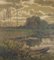 Cheret, Paesaggio, Olio su tela, Metà del XIX secolo, Incorniciato, Immagine 5