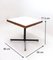 Vintage Extendable Dining Table in Teak and White Formica, 1950s, Image 12