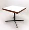 Vintage Extendable Dining Table in Teak and White Formica, 1950s 9