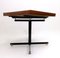 Vintage Extendable Dining Table in Teak and White Formica, 1950s, Image 11
