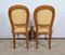 Art Deco Blond Mahogany Chairs, 1940, Set of 2 5