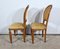 Art Deco Blond Mahogany Chairs, 1940, Set of 2 4