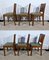 Vintage Art Deco Chairs in Mahogany 1940, Set of 6 3