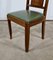 Vintage Art Deco Stühle aus Mahagoni 1940, 6er Set 13