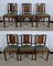 Vintage Art Deco Chairs in Mahogany 1940, Set of 6 1