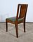 Vintage Art Deco Chairs in Mahogany 1940, Set of 6 14