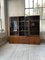 Mahey Bookcase in Elm and Brass, 1970s 55