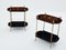 Bronze Bamboo Wood Marquetry Side Tables from Maison Baguès, 1940s, Set of 2 10