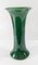 Early 20th Century Japanese Awaji Green Crackle Glazed Gu Form Vase 4