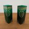 Art Nouveau Green Glass Vases by Josef Riedel, 1900, Set of 2 8