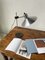 Lampada da scrivania vintage in metallo cromato, anni '60, Immagine 4