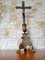 Crocifisso da altare in metallo, fine XIX secolo, Immagine 6